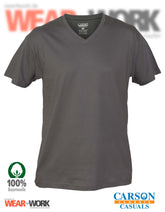 V-Neck T-Shirt grau CVT